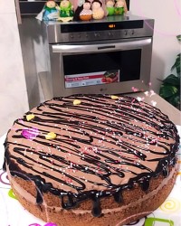 چیز کیک دوبل شکلاتی???