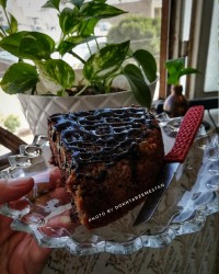 کیک برشی باسس شکلاتی