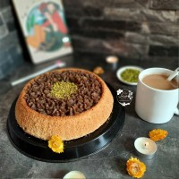 کیک حلوا نسکافه ی