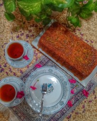 کیک سیب رنده شده