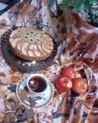 کیک سیب و موز .????????