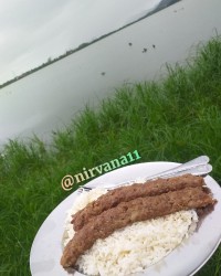 کباب کوبیده در طبیعت