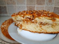 کیک اسلایسی سیب و دارچین