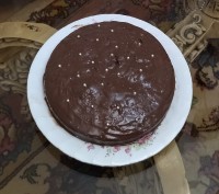 کیک ساده شکلاتی