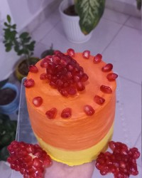 کیک با تم پاییز