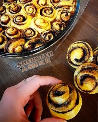 نون رول دارچینی