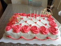 اینم کیک تولد خودم وابجی جونم ?