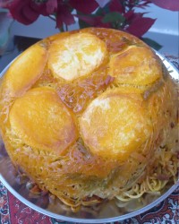 سلام عزیزان ته دیگ ماکارونی تقدیم به دوستدارانش??