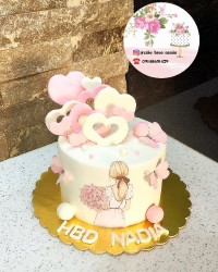 کیک سفارشی مشتری جان