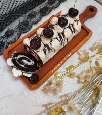 رولت شکلاتی خیس