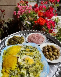 باقلی پلو با مرغ