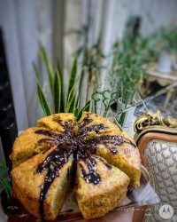 کیک سیب رنده شده