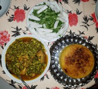 سیر قرمه برگ سیر تازه ناهار امروزم جاتون خالی