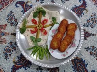 کوکوی سیب زمینی خام