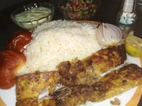 کباب دو رنگ در تابه