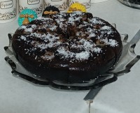 بانت کیک شکلاتی با مرکز پنیری