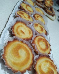 کاپ کیک کرمدار نارگیلی