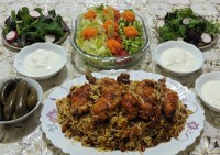 رشته پلومخلوط ورق بزن مراحلشوببین عزیزم