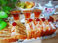 کیک پوره گلابی...