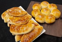 بازم نونای خوشمزم. نان پاکتی و مغزدار