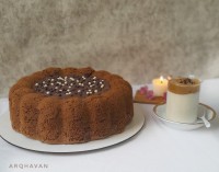 کیک موز وگردوی نسکافه ایی