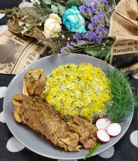 سبزی پلو و ماهیچه