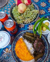 ته دیگ تهچینی رستورانی