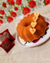 کیک موز و گردو