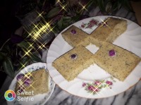 کیک رِوانی با تخم خرفه