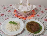 خورش فسنجان با مرغ