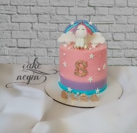 کیک تولد تک شاخ