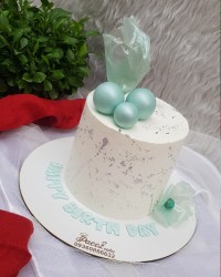 کیک تولد تزیین رایس پیپر