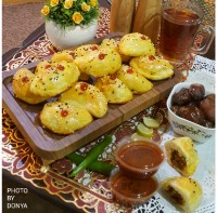 پیراشکی قارچ و مرغ با خمیر جادویی