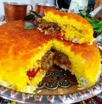 کوبیده لا پلو