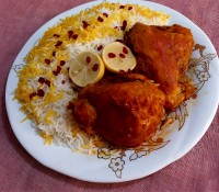 زرشک پلو مرغ