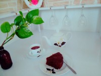 کیک کاکائویی با روکش گاناش