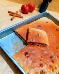 اسلایس سیب و گردو