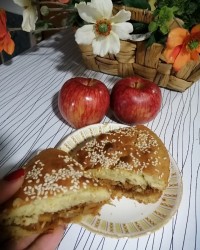 اسلایس سیب وگردو