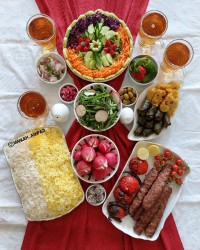 کباب کوبیده ناهار روز تولدم