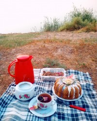 کیک هویج باگاناش شکلات سفید