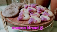 شیرینی اشکی گل محمد و کوکی نسکافه