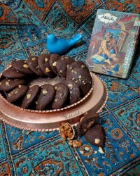 کوکی شکلاتی گردویی