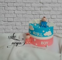 کیک دوقلو ها