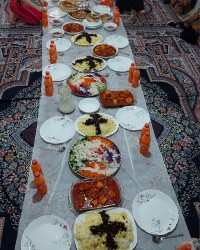 مهمانی دعوتی ۳۰ نفره ماهی کبابی و زرشک پلو مجلسی