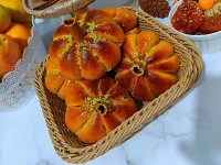 نان کدو حلوایی پشمکی ورق بزن