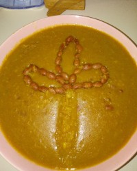 آش لوبیا قرمز (لوبیا سرخه، حلیم لوبیا)