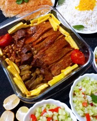 خورشت کدو و بامیه