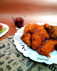 قارچ و مرغ سوخاری