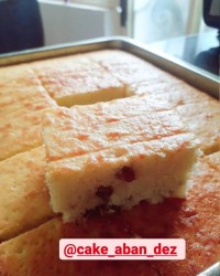 کیک تخته ای کشمشی