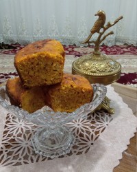 کیک هویچ و گردو